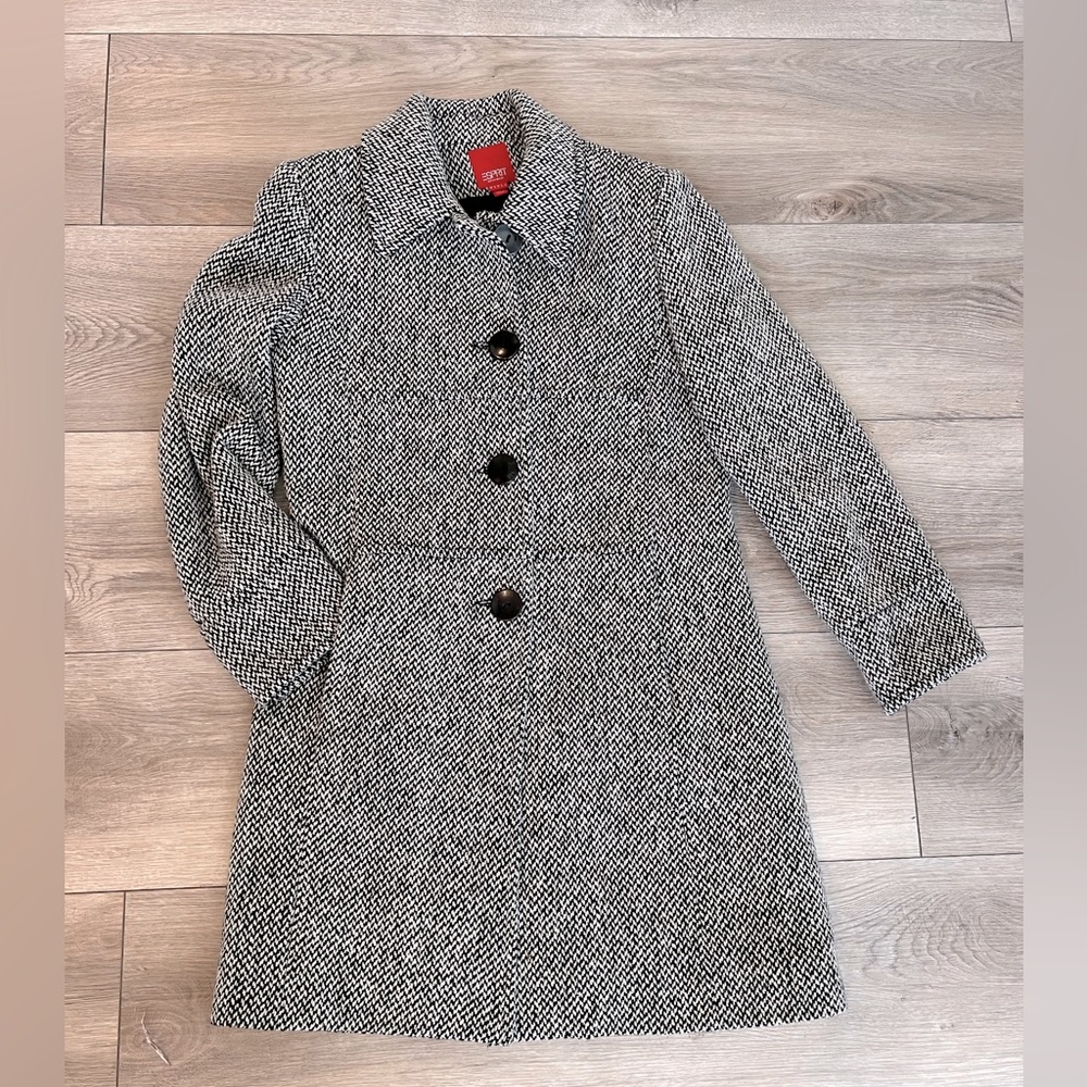 Vintage Esprit Wool Button Down Jacket - image 1